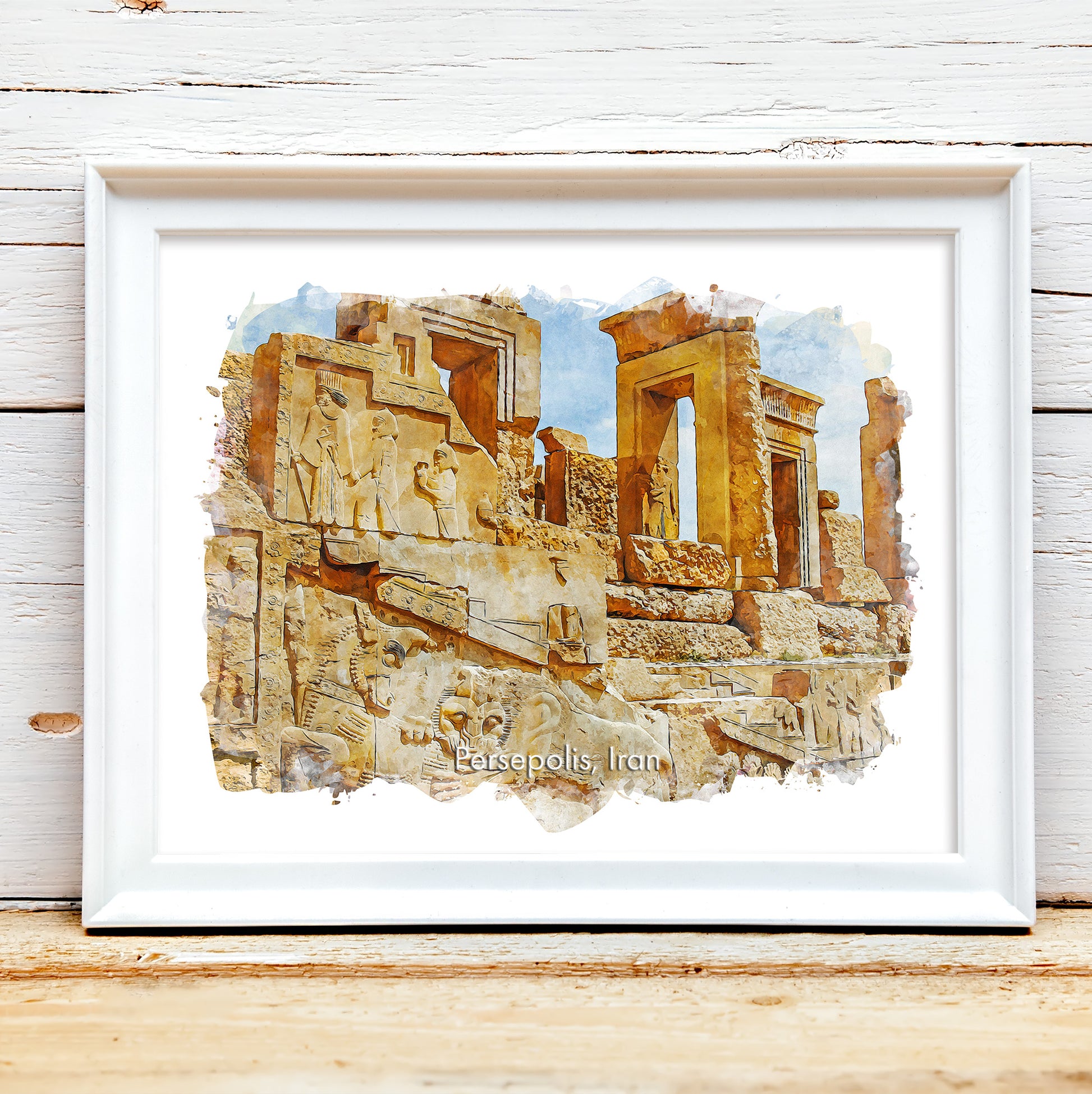 Persepolis Apadana Reliefs, Iran, Art Print | 8×10 | Made in Canada - PhiloPerse