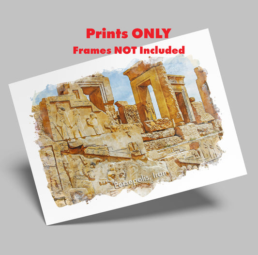 Persepolis Apadana Reliefs, Iran, Art Print | 8×10 | Made in Canada - PhiloPerse