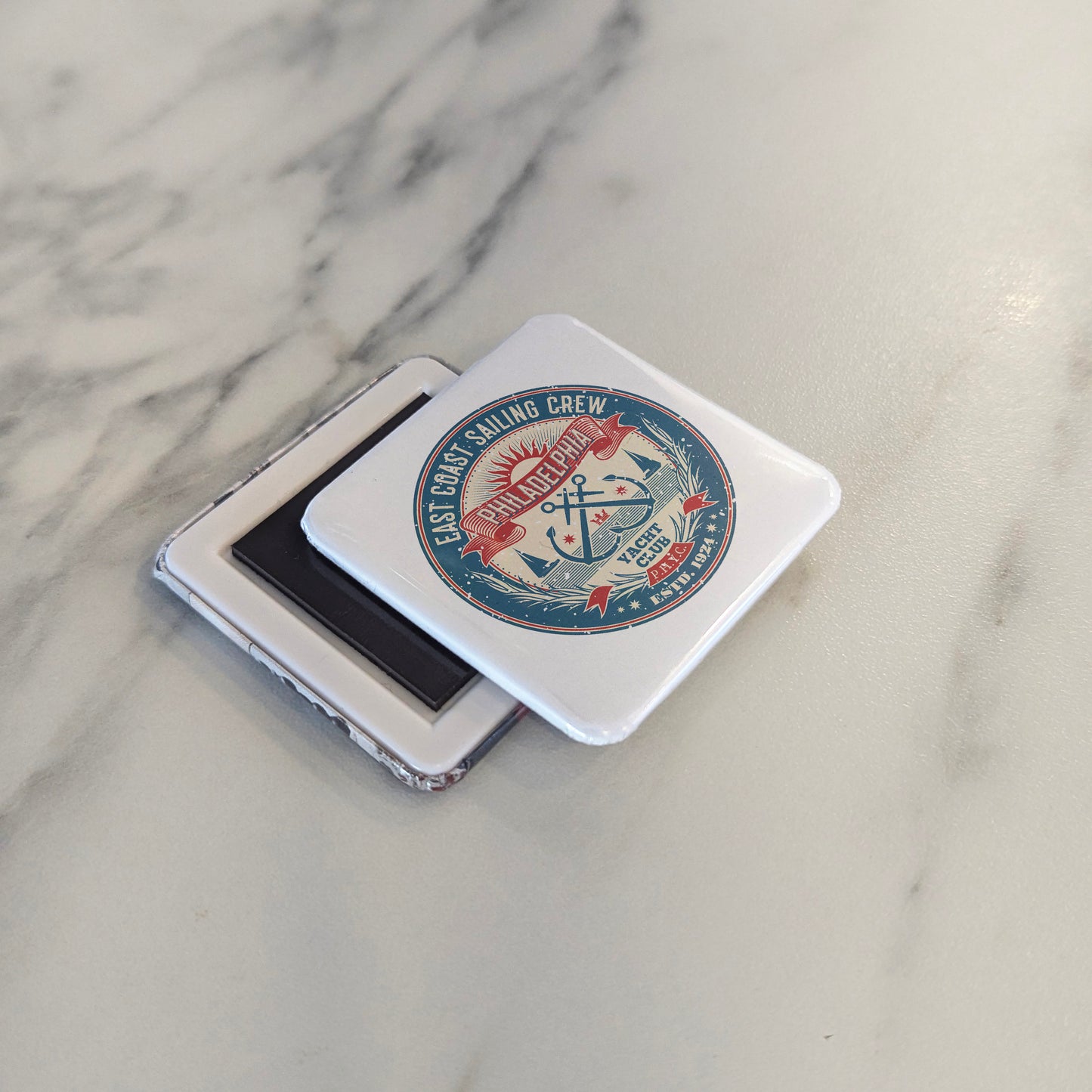 Philadelphia Pennsylvania Magnet | The City of Brotherly Love | 2×2 | Made in Canada - PhiloPerse