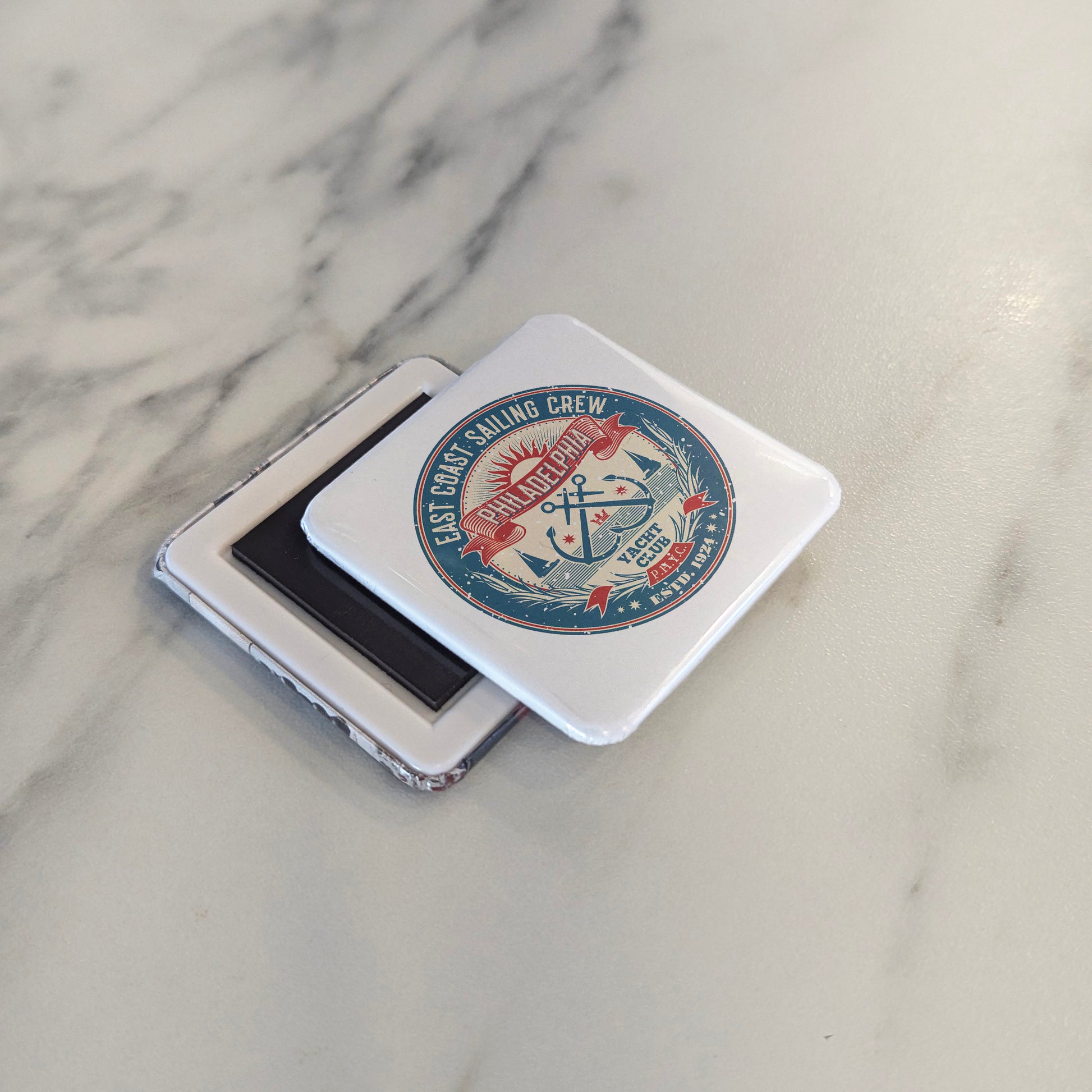 Philadelphia Pennsylvania Magnet | The City of Brotherly Love | 2×2 | Made in Canada - PhiloPerse