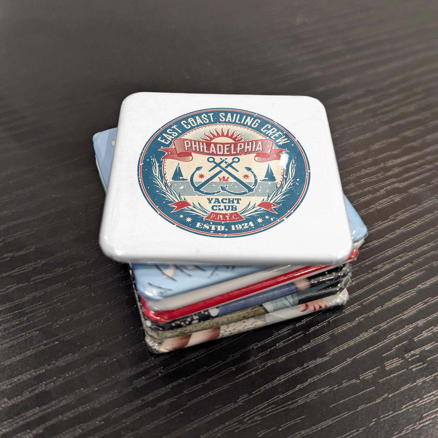 Philadelphia Pennsylvania Magnet | The City of Brotherly Love | 2×2 | Made in Canada - PhiloPerse