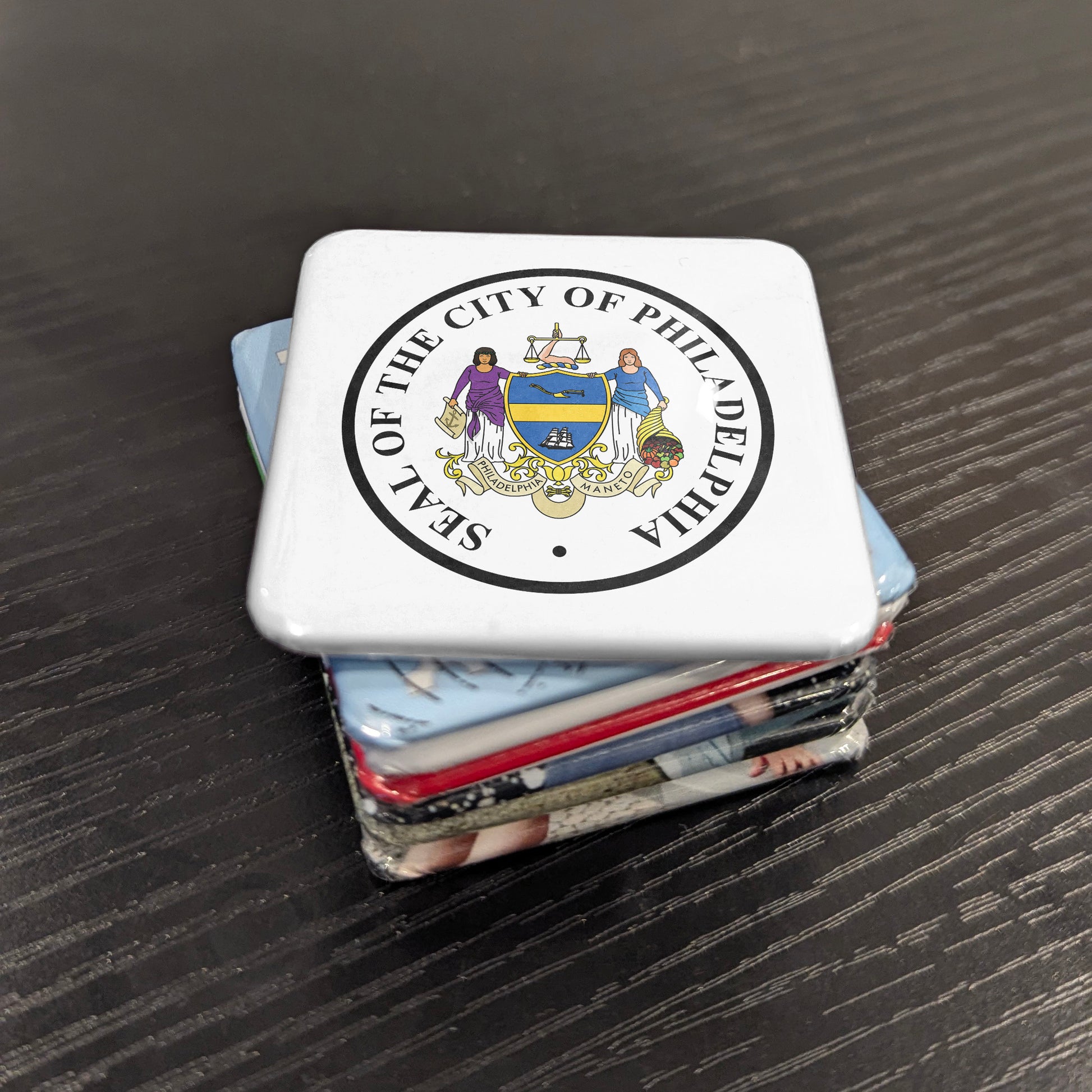 Philadelphia Pennsylvania Magnet | City Seal | 2×2 | Made in Canada - PhiloPerse