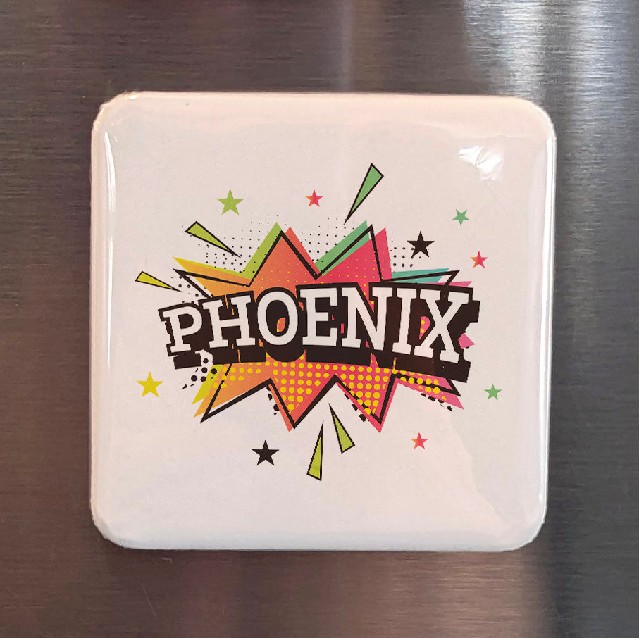 Phoenix Arizona Magnet | Valley of the Sun | 2×2 | Made in Canada - PhiloPerse
