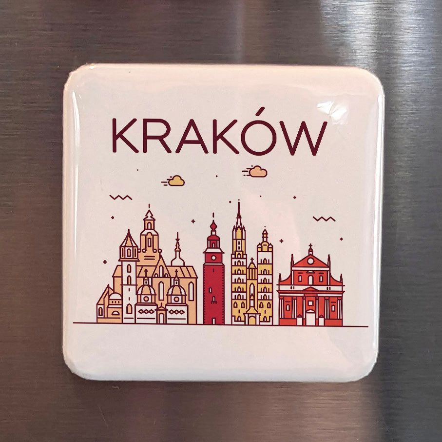 Krakow Poland Magnet | Royal Capital of the Wawel and Heart of Polish Culture | 2x2 | Made in Canada