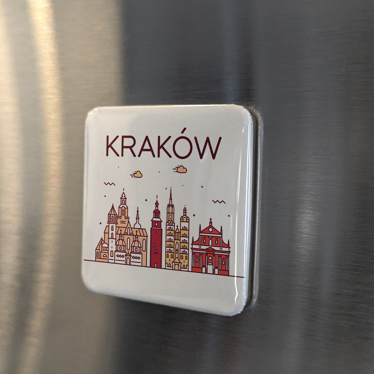 Krakow Poland Magnet | Royal Capital of the Wawel and Heart of Polish Culture | 2x2 | Made in Canada
