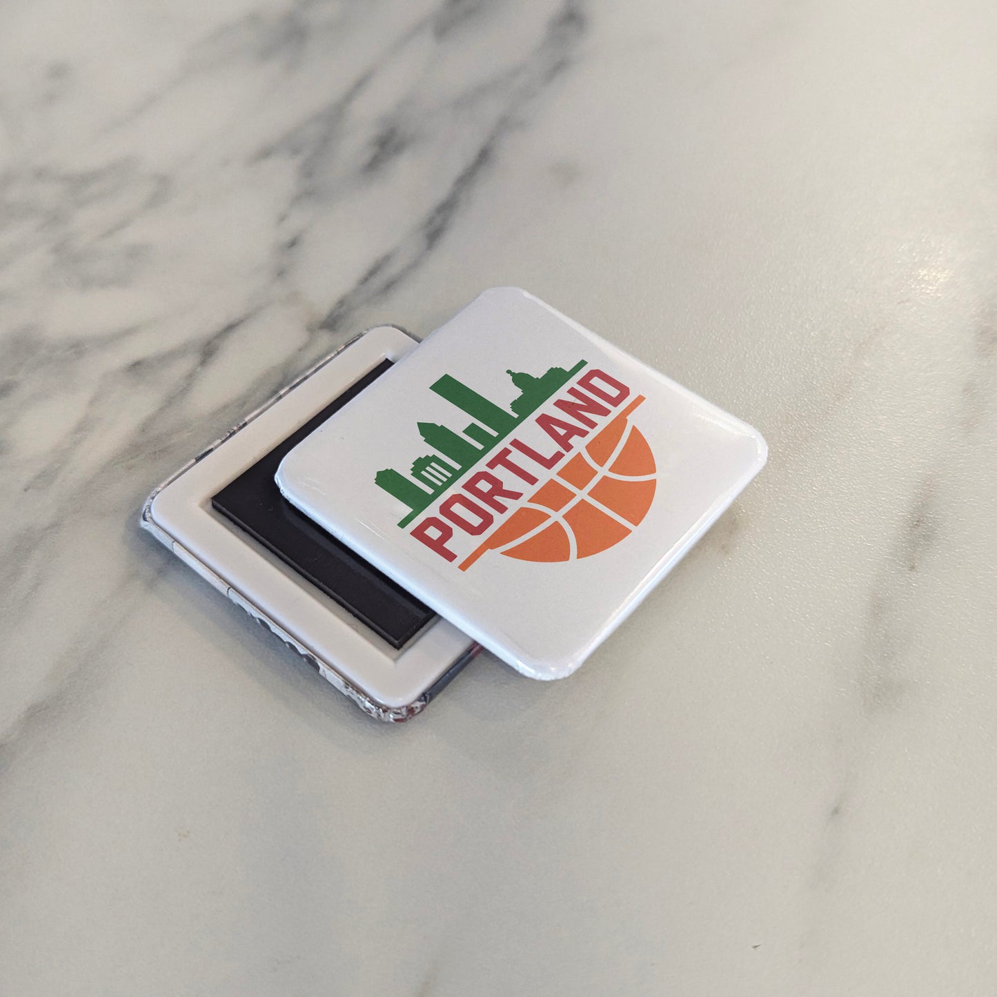 Imán de Portland, Oregón | Rose City Hoops | 2×2 | Hecho en Canadá