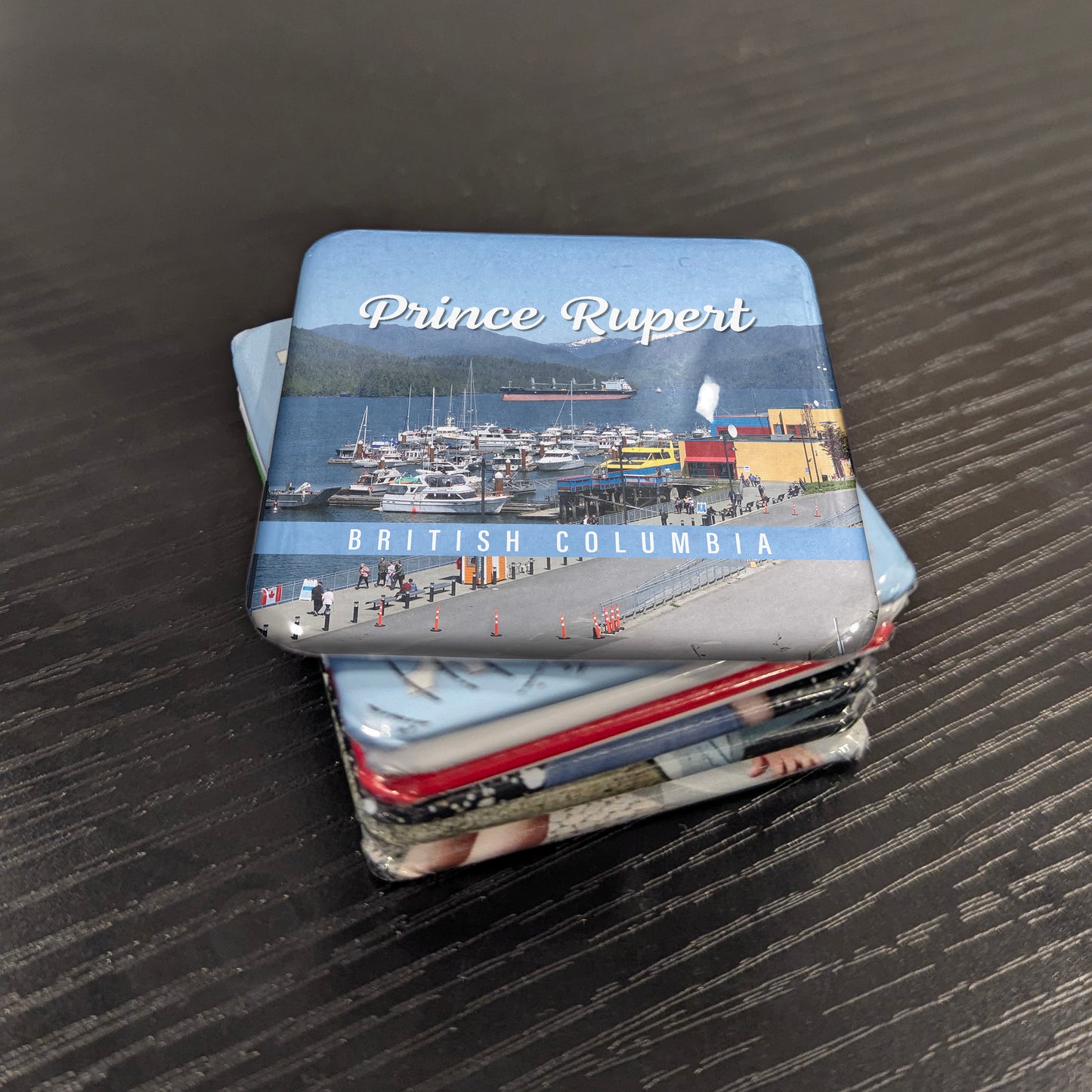 Prince Rupert British Columbia Magnet | Halibut Capital of the World | 2x2 | Made in Canada