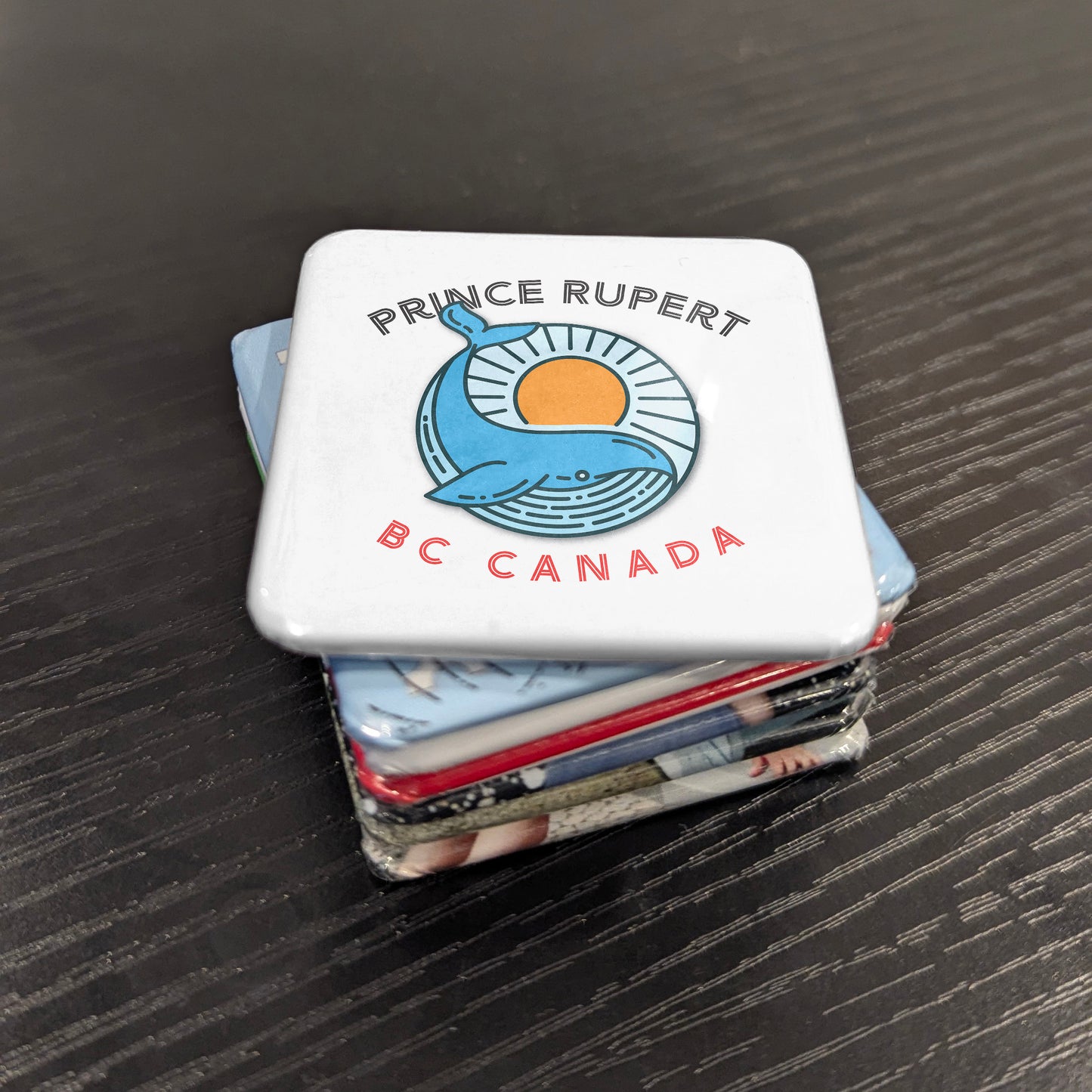 Prince Rupert BC Magnet | Whale Watching Capital of BC | 2x2 | Made in Canada
