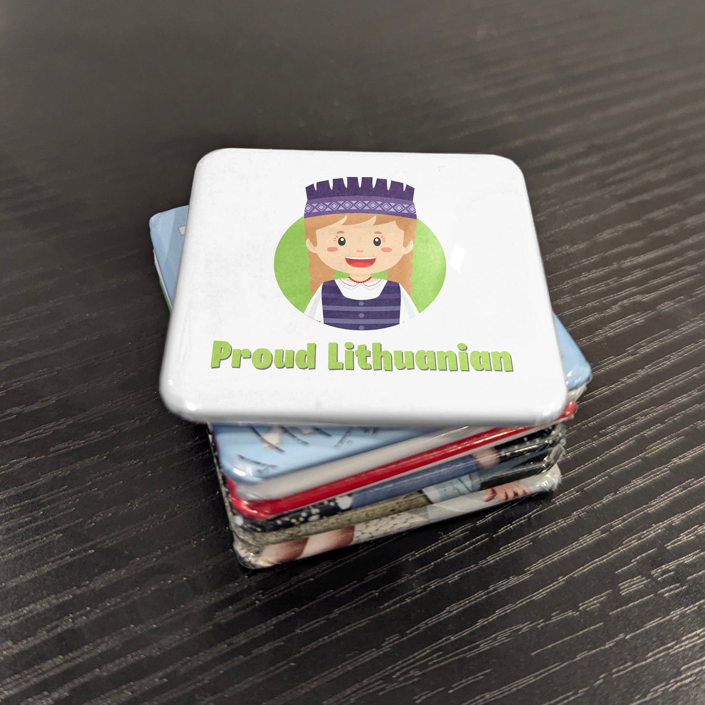 Proud Lithuanian Magnet | 2×2 | Made in Canada - PhiloPerse