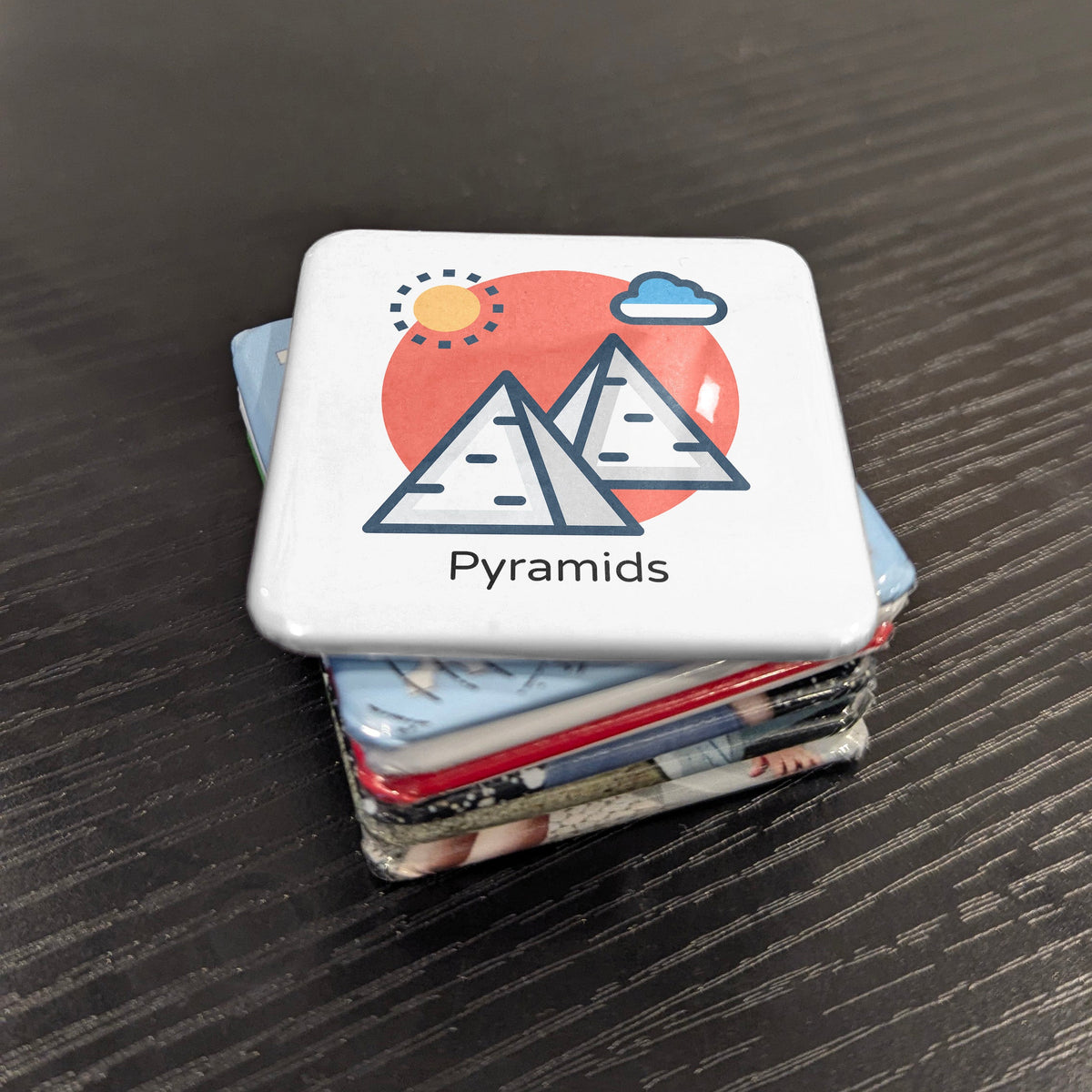 Egypt Africa Magnet | Pyramids of Giza Last Wonder of the Ancient World | 2x2 | Made in Canada