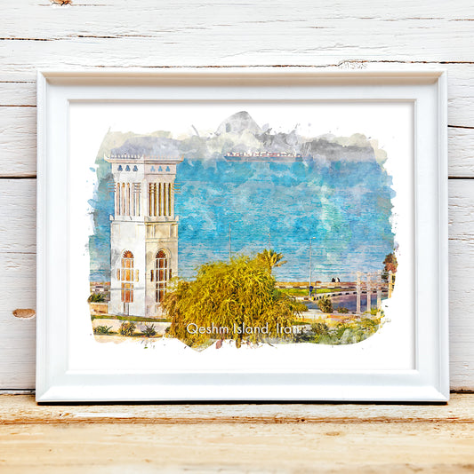 Qeshm Island Wind Tower, Iran, Art Print | 8×10 | Made in Canada - PhiloPerse