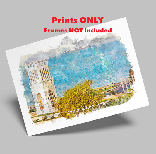 Qeshm Island Wind Tower, Iran, Art Print | 8×10 | Made in Canada - PhiloPerse
