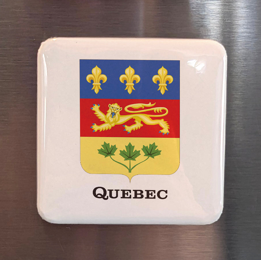 Quebec Coat of Arms Fridge Magnet - PhiloPerse