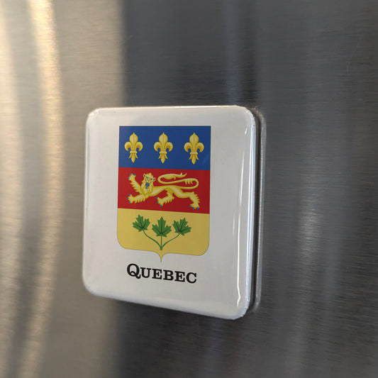 Quebec Coat of Arms Fridge Magnet - PhiloPerse