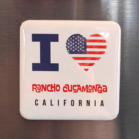 Rancho Cucamonga California Magnet | Inland Empire Gem | 2×2 | Made in Canada - PhiloPerse