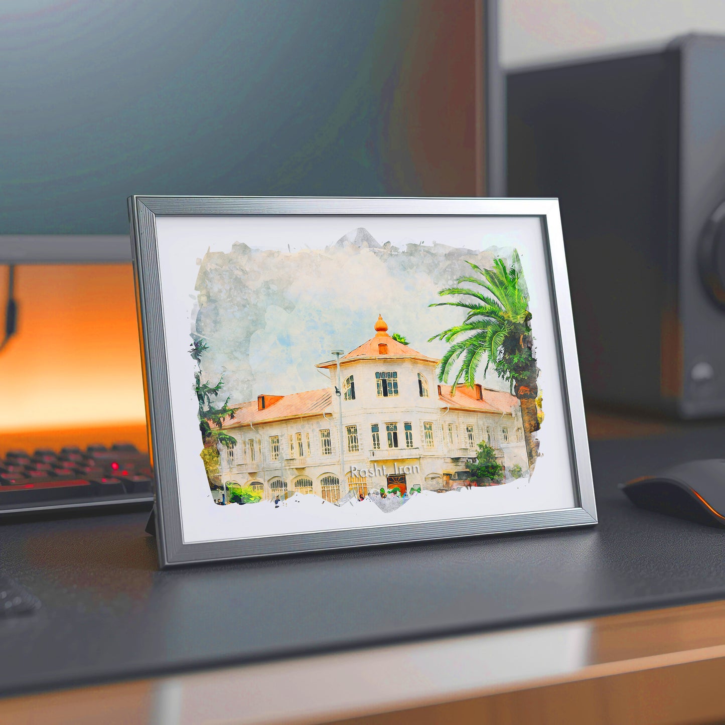 Rasht City Hall, Iran, Art Print | 8×10 | Made in Canada - PhiloPerse