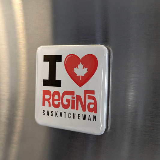 Regina Saskatchewan Magnet | Queen City of the Plains | 2x2 | Made in Canada - PhiloPerse