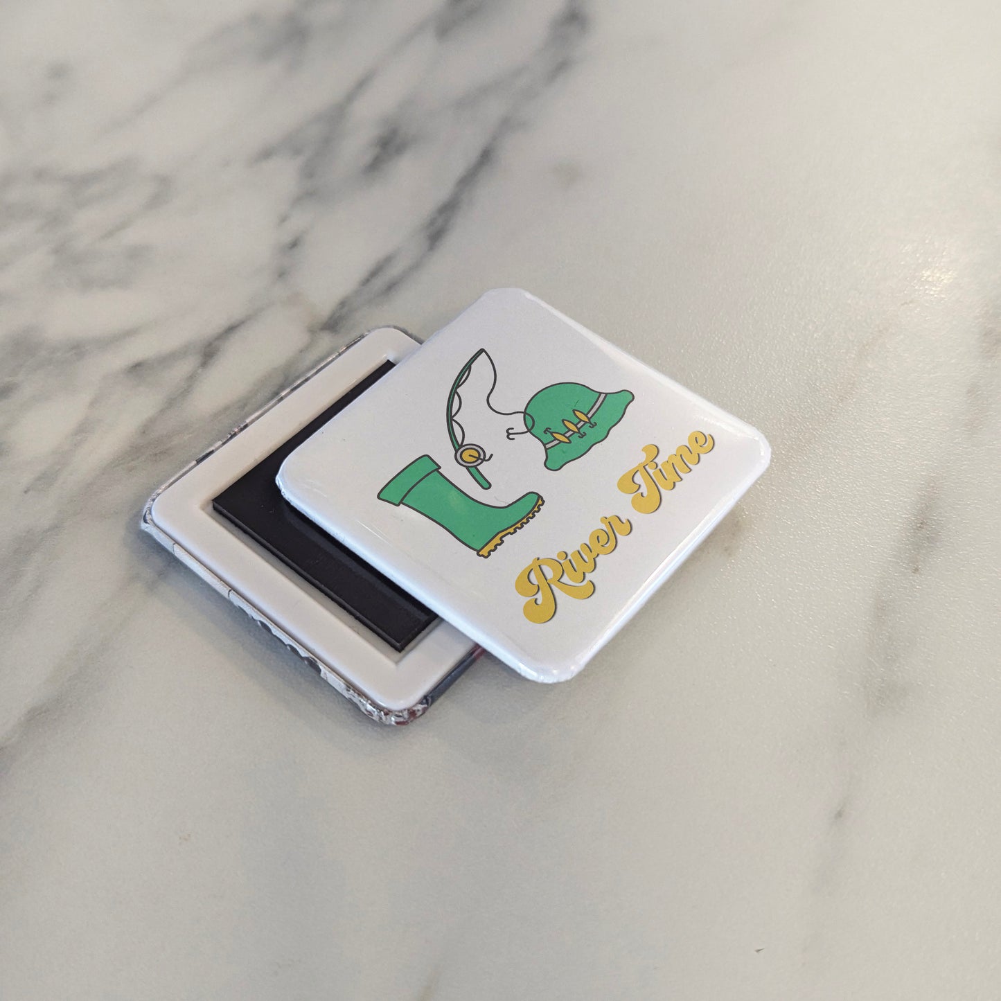 River Time Fridge Magnet - PhiloPerse