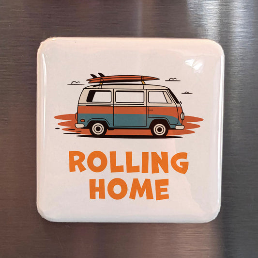 Rolling Home Fridge Magnet - PhiloPerse