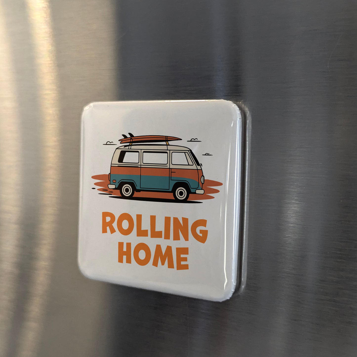 Rolling Home Fridge Magnet - PhiloPerse