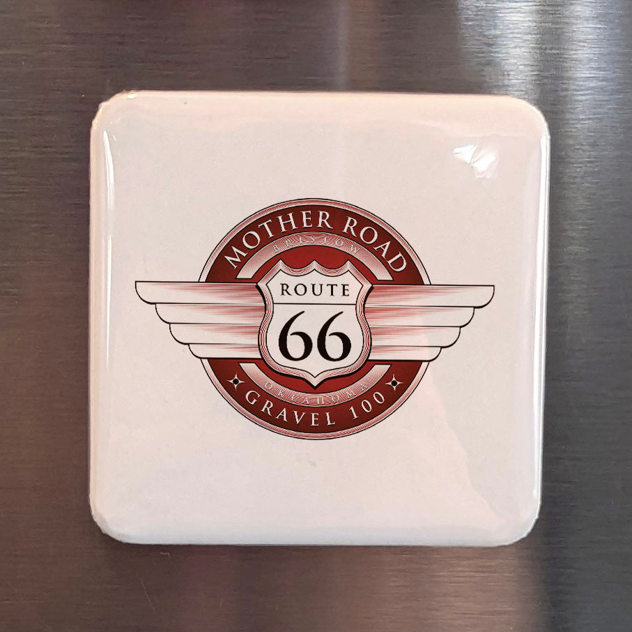 Route 66 Oklahoma Magnet | Mother Road | 2×2 | Made in Canada