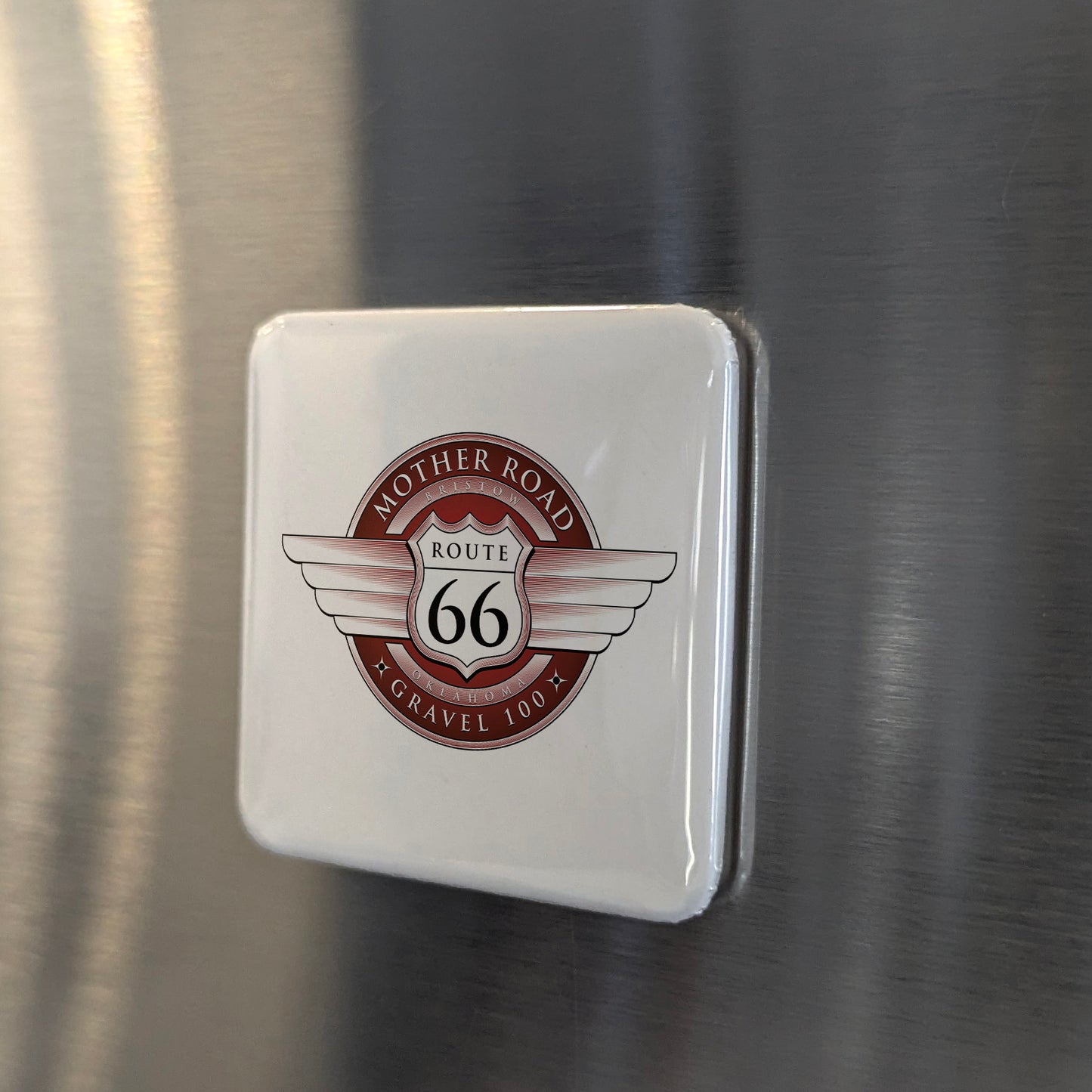 Route 66 Oklahoma Magnet | Mother Road | 2×2 | Made in Canada