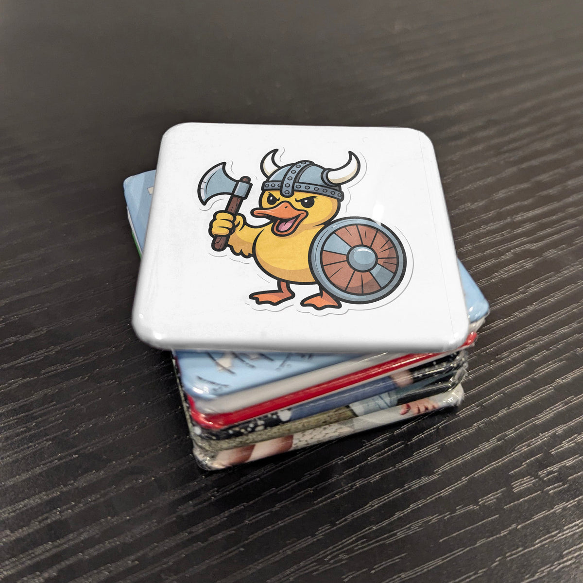 Viking Magnet | Rubber Duck Viking and the Playful Spirit of the Norse Longship | 2x2 | Made in Canada