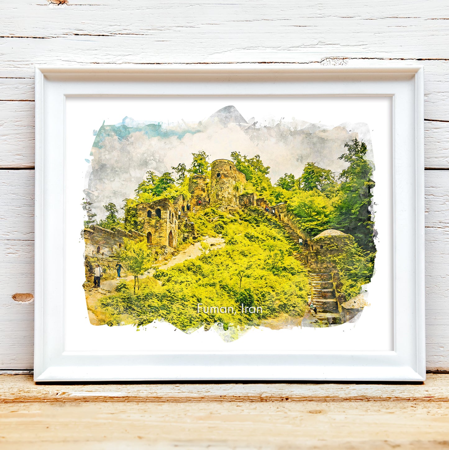 Rudkhan Castle, Iran, Art Print | 8×10 | Made in Canada - PhiloPerse
