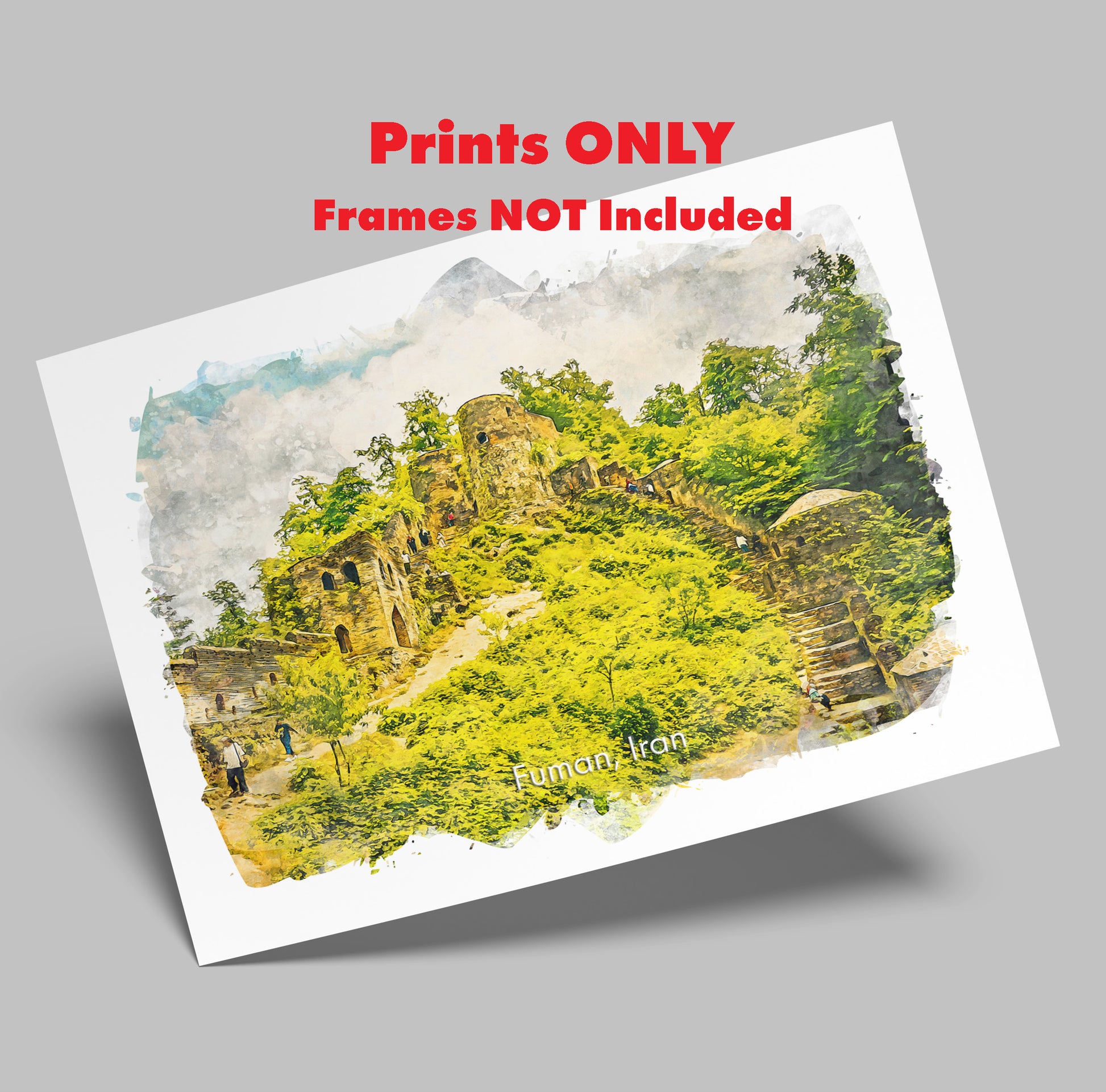 Rudkhan Castle, Iran, Art Print | 8×10 | Made in Canada - PhiloPerse
