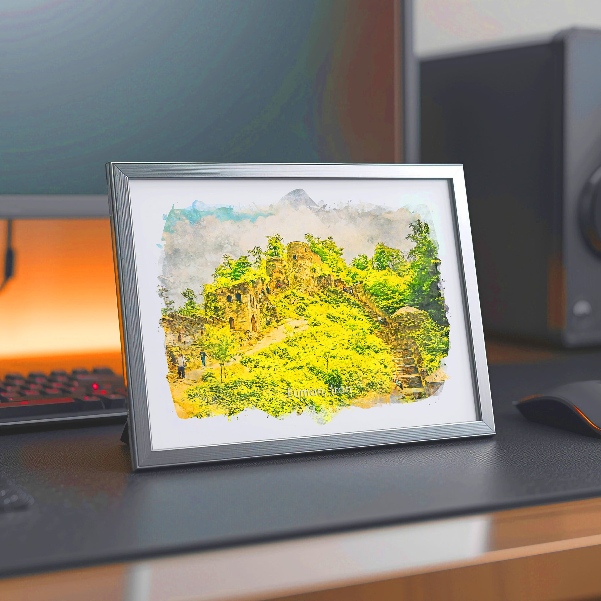 Rudkhan Castle, Iran, Art Print | 8×10 | Made in Canada - PhiloPerse
