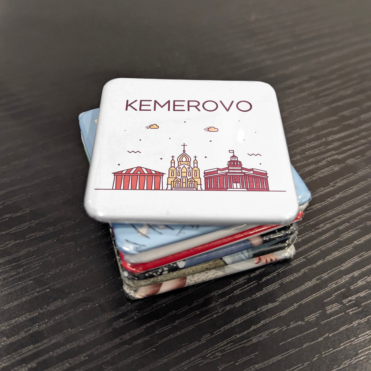 Kemerovo Russia Asia Magnet | Coal Capital of the Kuzbass in Siberia | 2x2 | Made in Canada