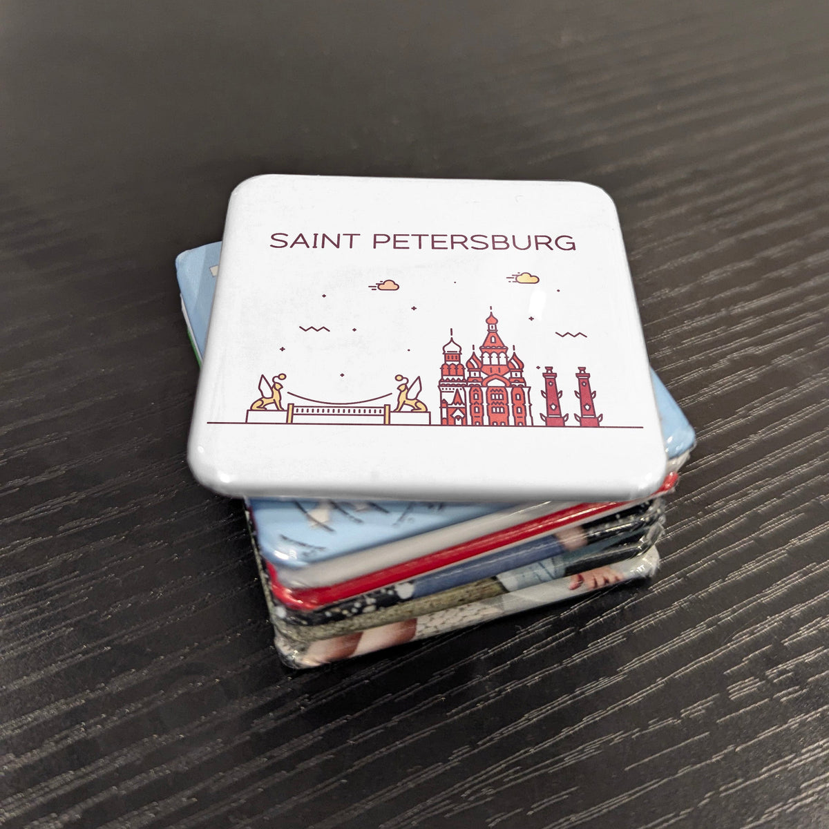 Saint Petersburg Russia Magnet | Venice of the North and Imperial Capital on the Neva | 2x2 | Made in Canada