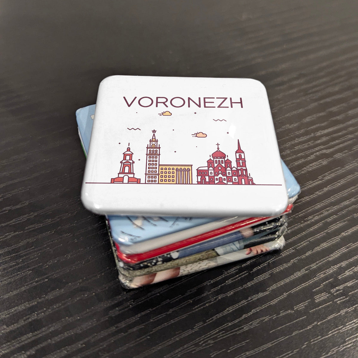 Voronezh Russia Europe Magnet | Birthplace of the Russian Navy on the Voronezh River | 2x2 | Made in Canada