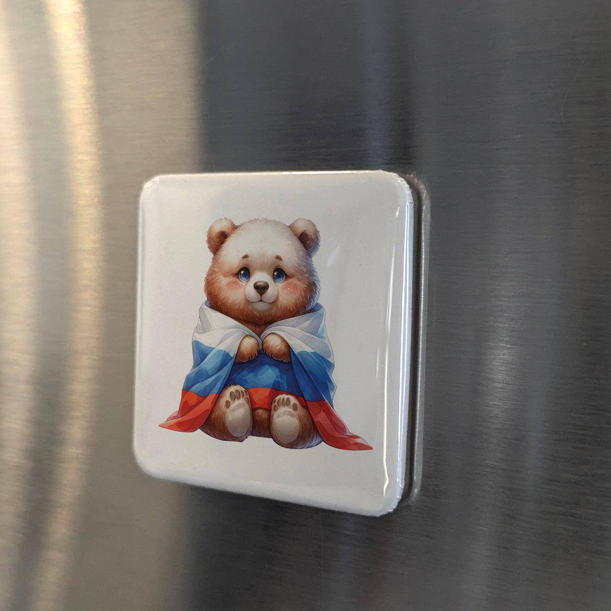 Russia Magnet | Russian Bear Symbol of the Great Eurasian Heartland | 2x2 | Made in Canada