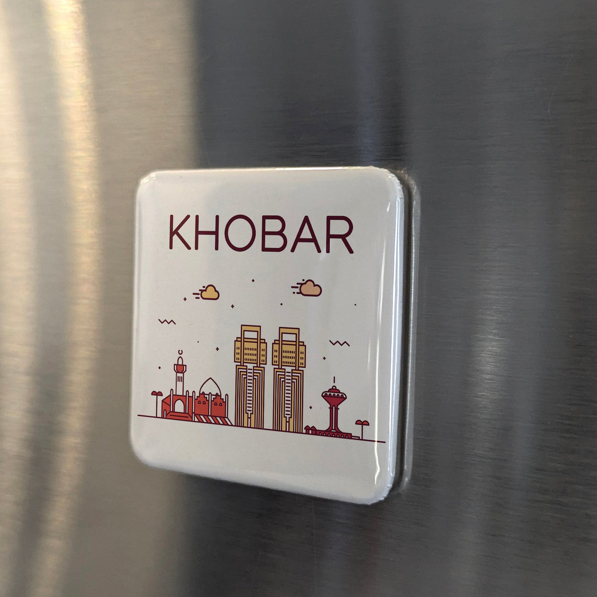 Al Khobar Saudi Arabia Asia Magnet | Pearl of the Persian Gulf on the Eastern Province | 2x2 | Made in Canada
