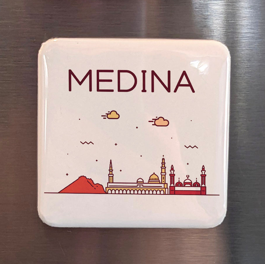 Medina Saudi Arabia Asia Magnet | City of the Prophet Second Holiest City in Islam | 2x2 | Made in Canada