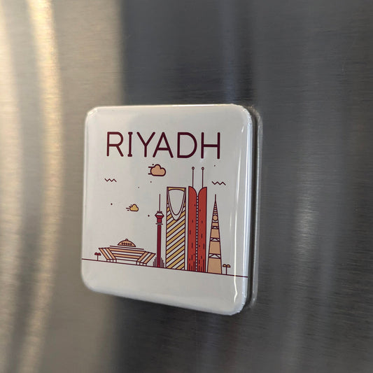 Riyadh Saudi Arabia Asia Magnet | Capital of the Kingdom in the Heart of Najd | 2x2 | Made in Canada - PhiloPerse