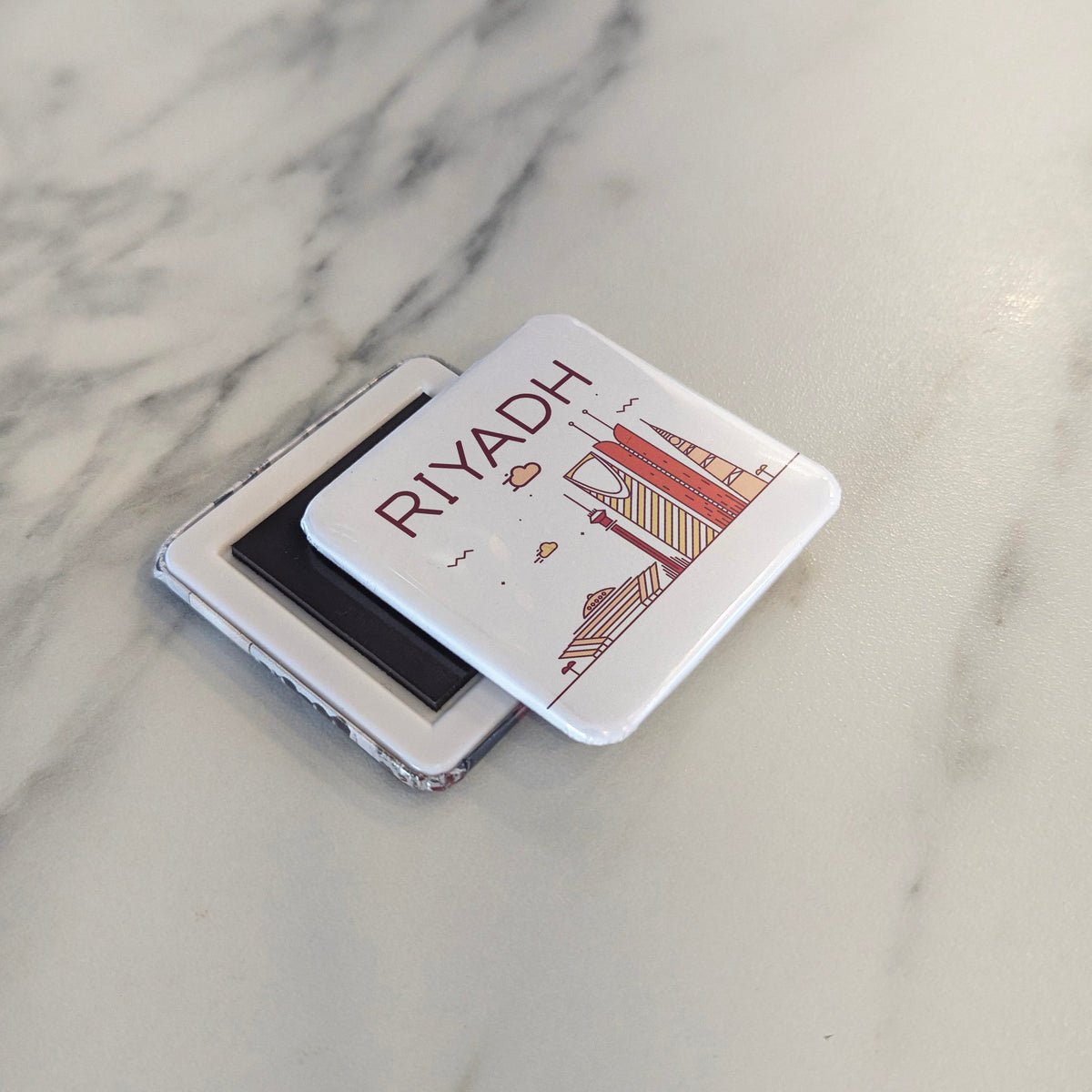 Riyadh Saudi Arabia Asia Magnet | Capital of the Kingdom in the Heart of Najd | 2x2 | Made in Canada
