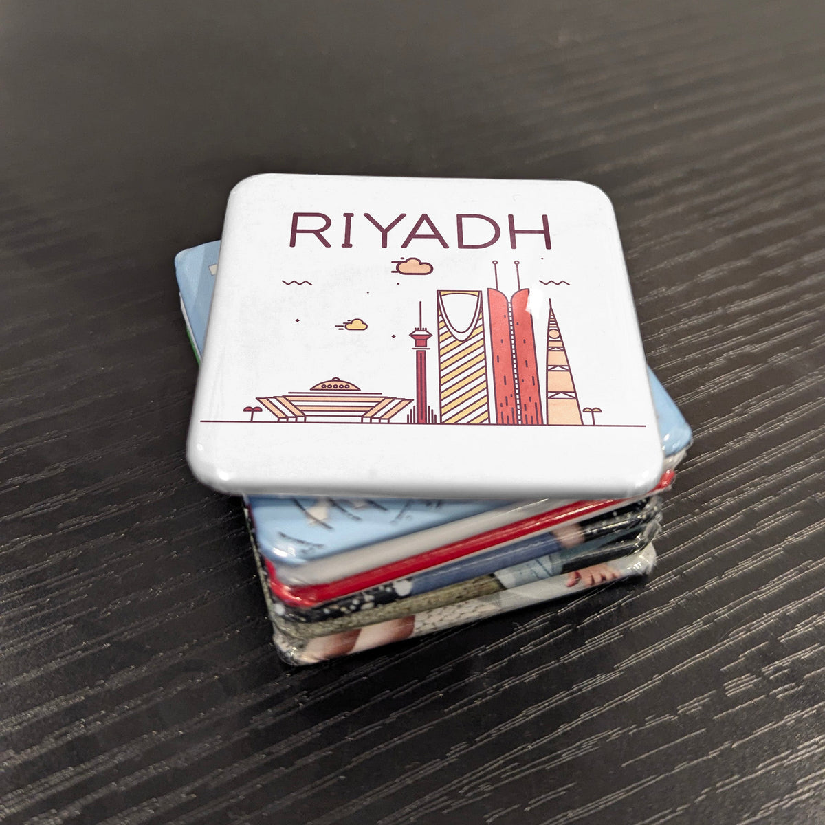 Riyadh Saudi Arabia Asia Magnet | Capital of the Kingdom in the Heart of Najd | 2x2 | Made in Canada