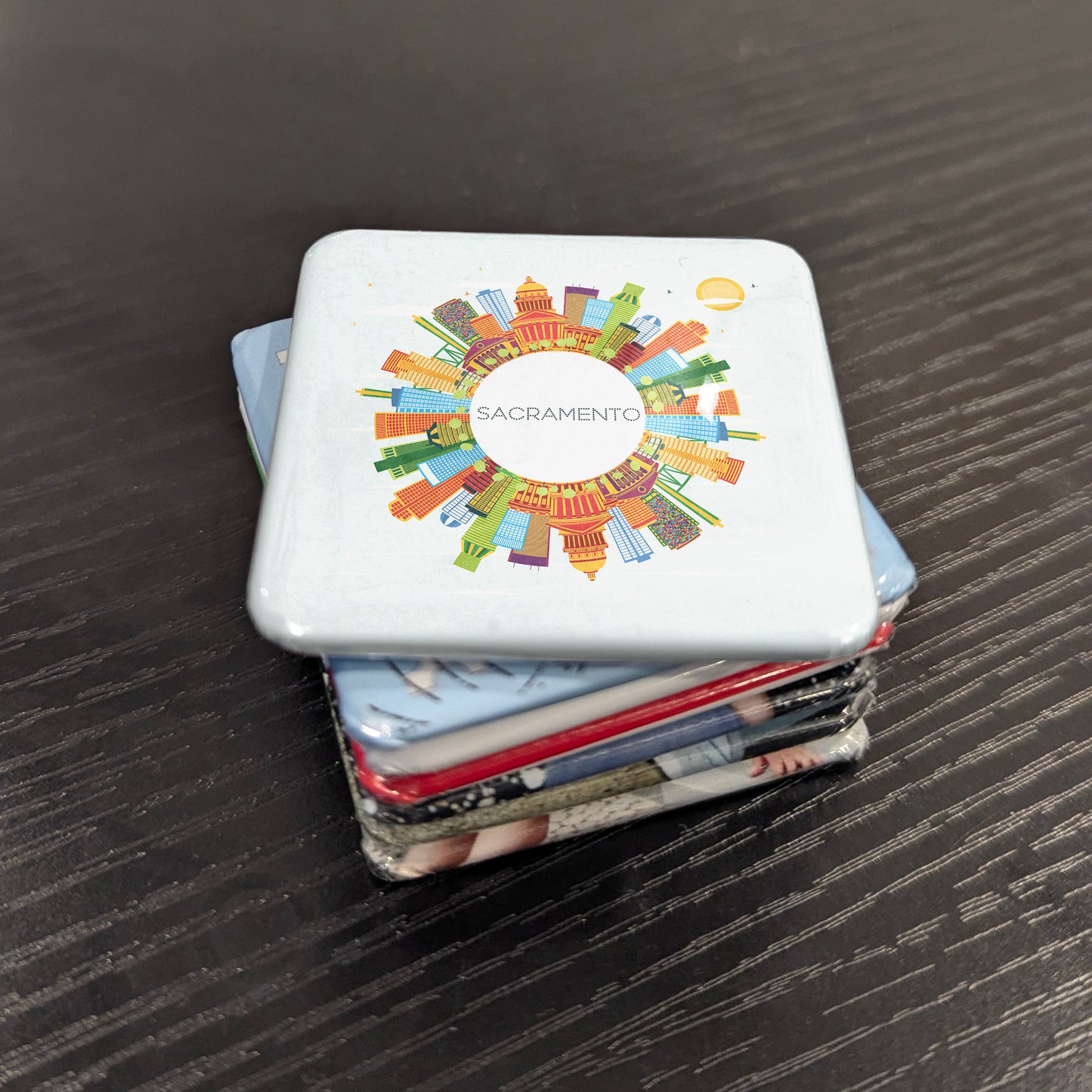 Sacramento California Magnet | Sacramento Skyline | 2×2 | Made in Canada