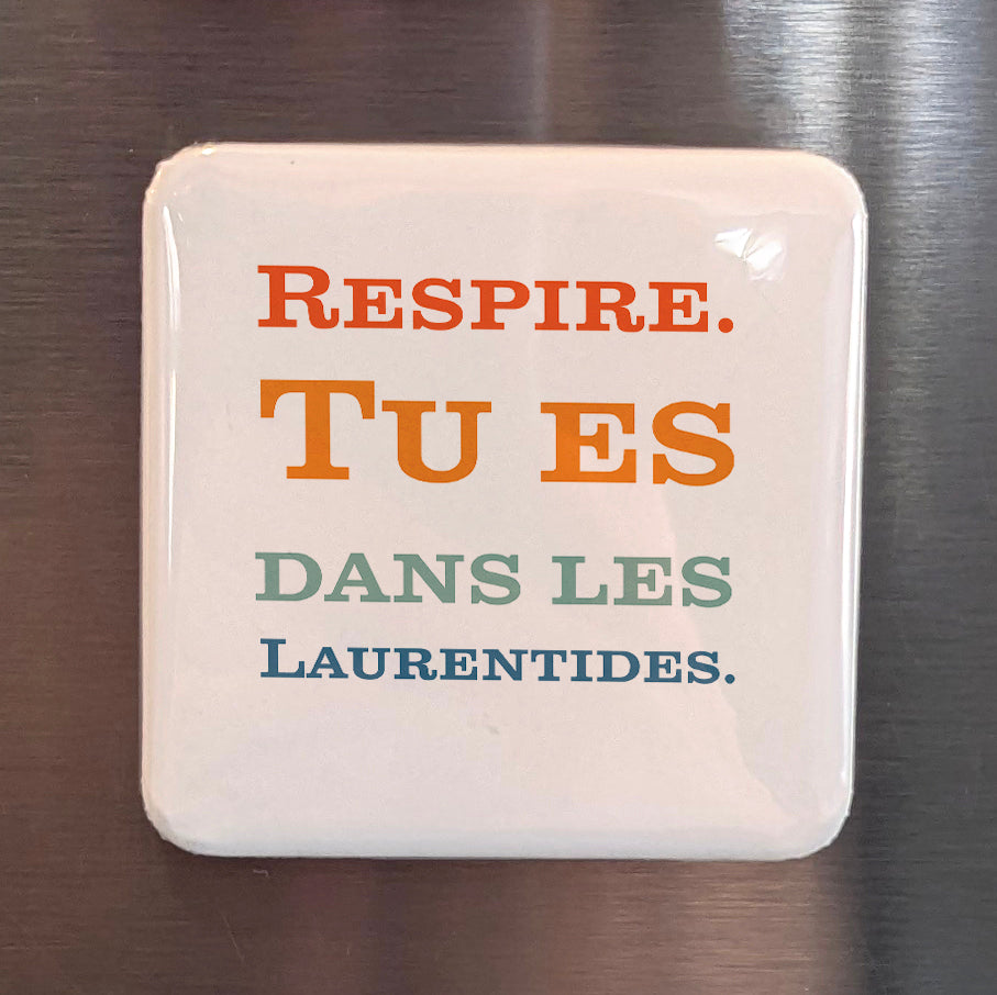 Ste. Agathe Des Monts V.10 Fridge Magnet - PhiloPerse