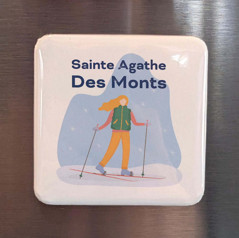 Ste. Agathe Des Monts V.7 Fridge Magnet - PhiloPerse