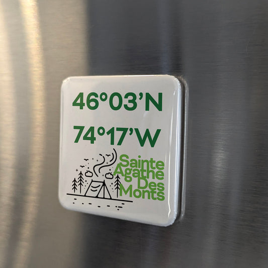 Ste. Agathe Des Monts V.8 Fridge Magnet - PhiloPerse