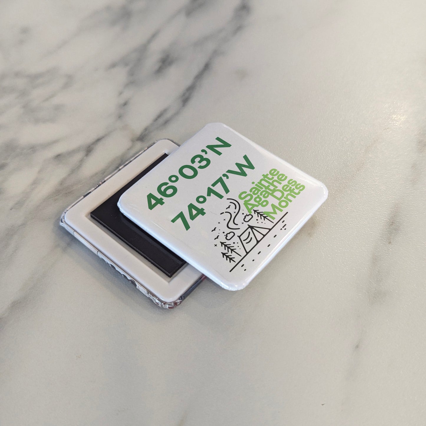 Ste. Agathe Des Monts V.8 Fridge Magnet - PhiloPerse