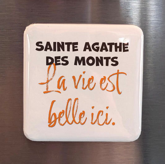 Ste. Agathe Des Monts V.9 Fridge Magnet - PhiloPerse