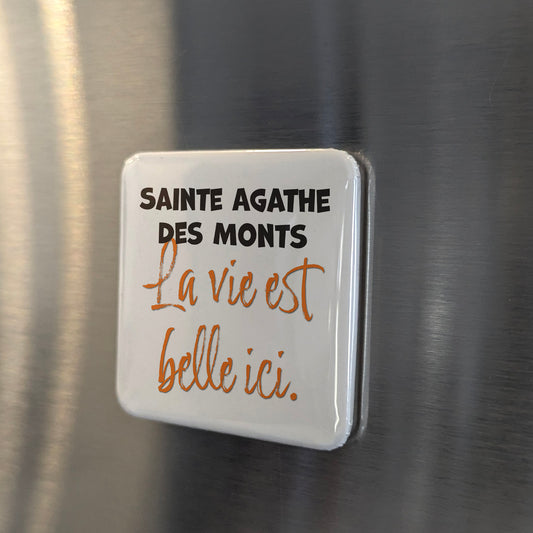 Ste. Agathe Des Monts V.9 Fridge Magnet - PhiloPerse