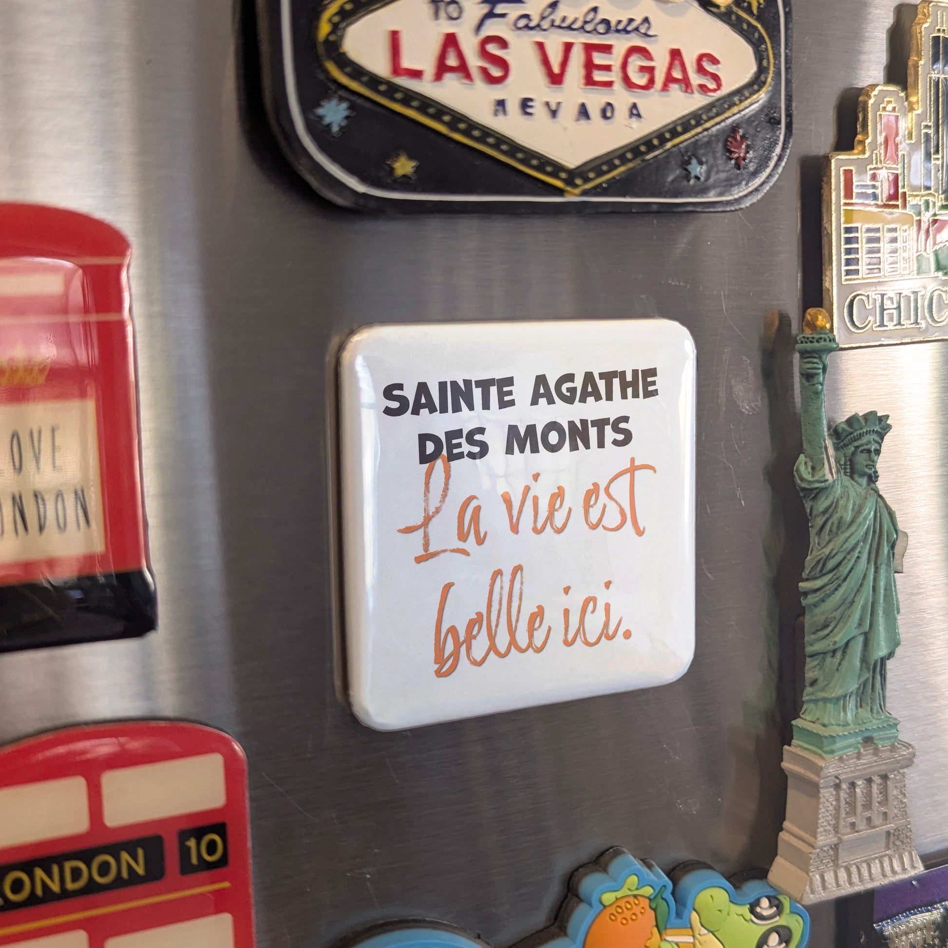 Ste. Agathe Des Monts V.9 Fridge Magnet - PhiloPerse