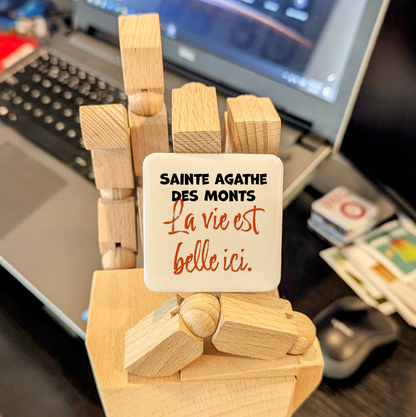 Ste. Agathe Des Monts V.9 Fridge Magnet - PhiloPerse