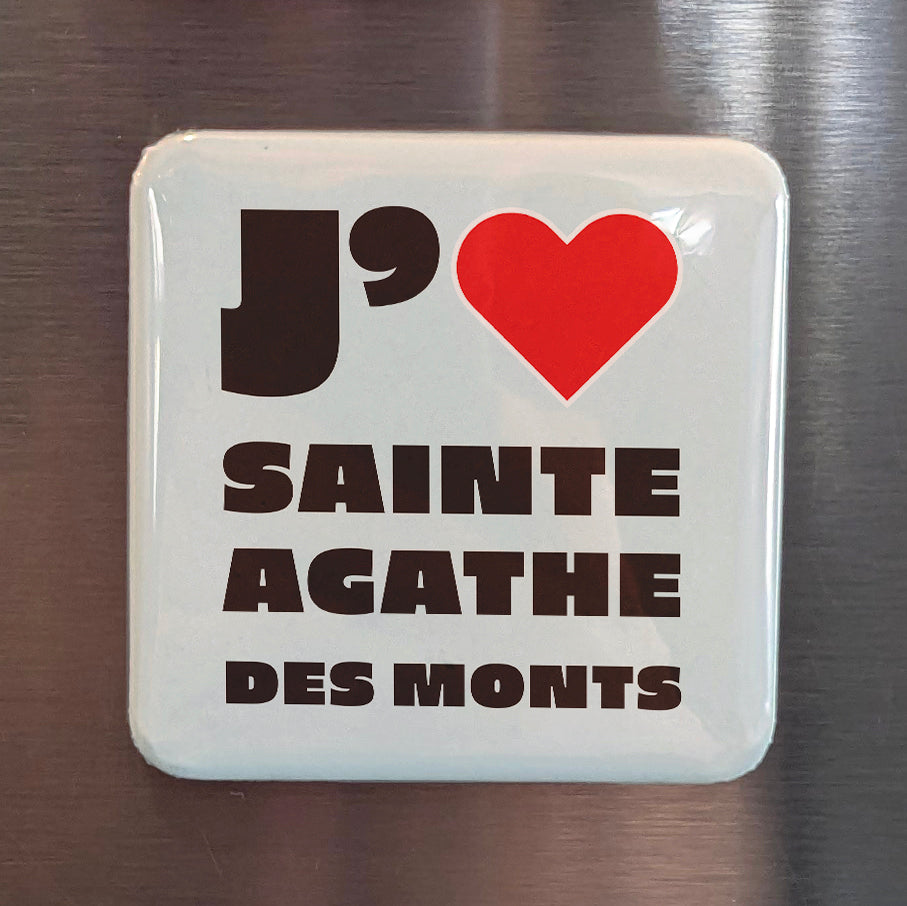 Ste. Agathe Des Monts V.1 Fridge Magnet - PhiloPerse