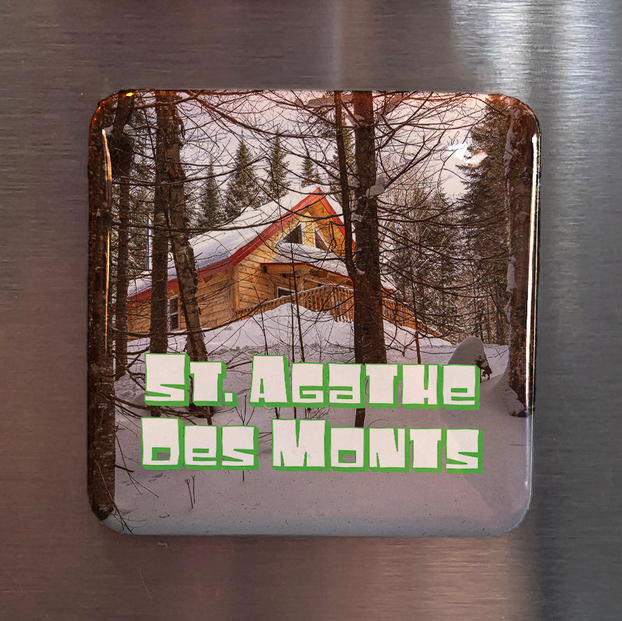Ste. Agathe Des Monts V.4 Fridge Magnet - PhiloPerse